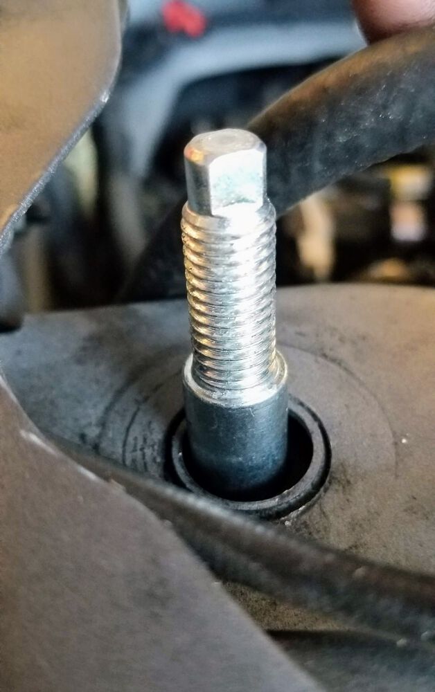 Inserted without first 17mm nut