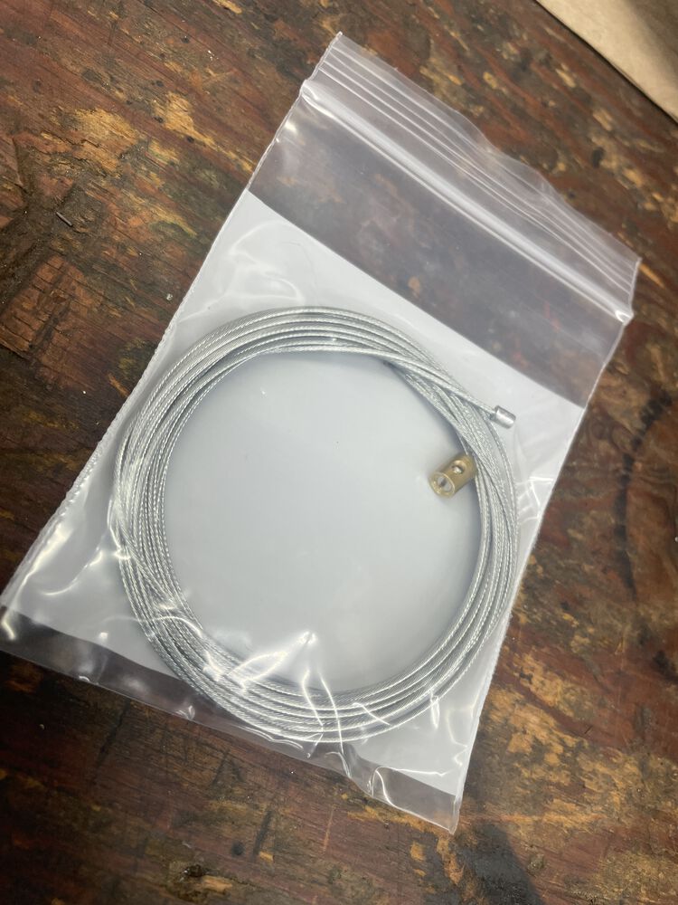 Im using an extra long throttle cable inner from RMS.  It has a soldered end for the carb, and a pinch bolt for the headset end.