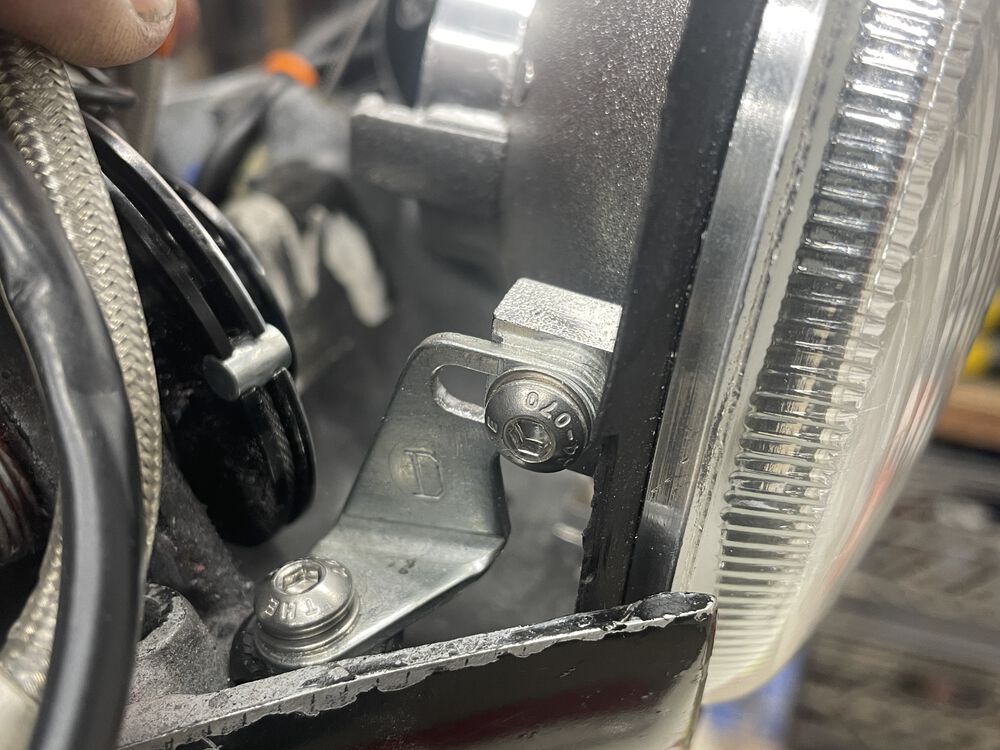 COSA headlight mounting brackets & m5 stainless hardware