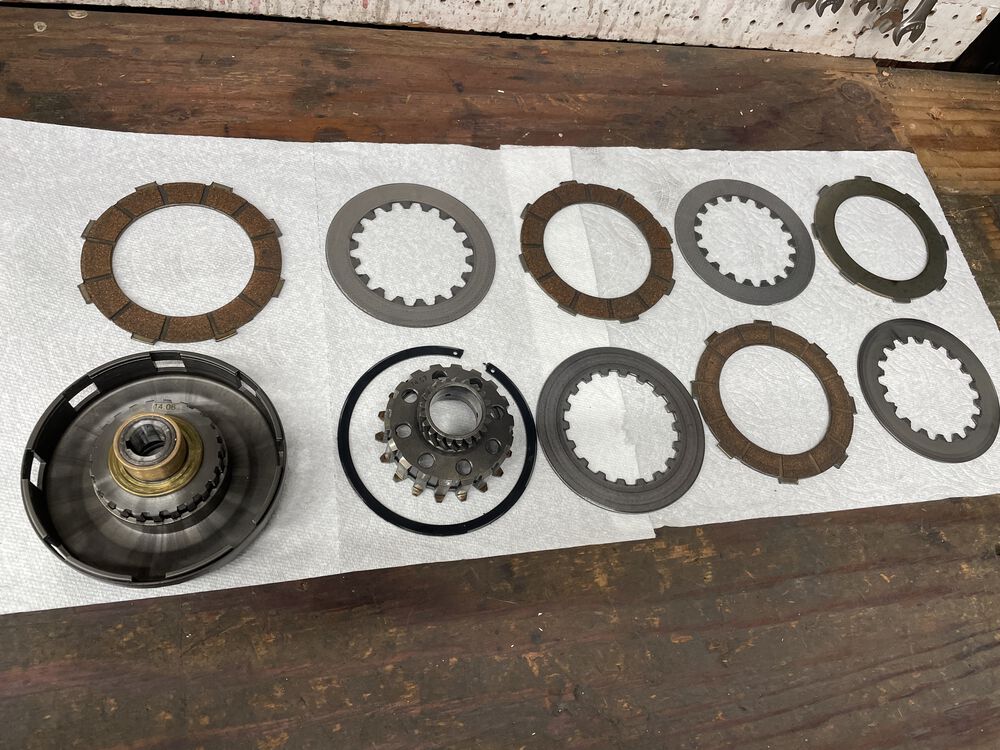 ready for inspection. Basket, cog, spring plate, bushings, all good. Plates need replacing.