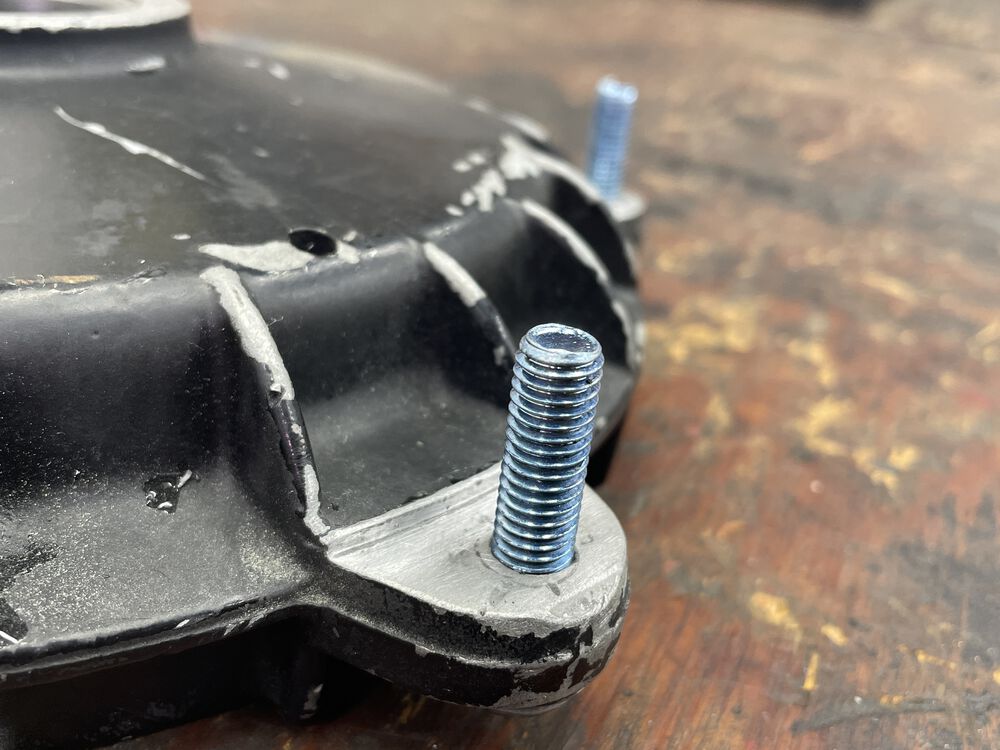 Nice Long Stud.  I dressed the mounting surface as well.
