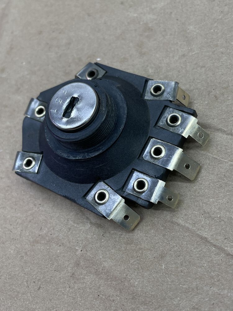 Key switch works great, so I just cleaned up all the contact points.