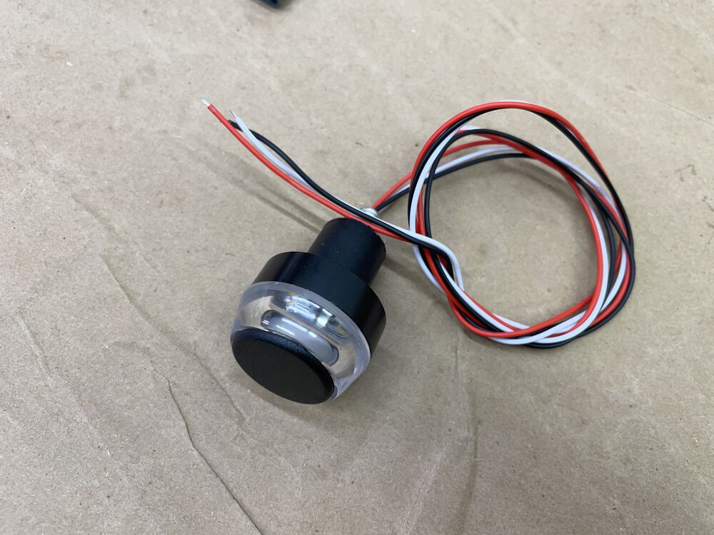 I'm using these amz LED bar end lights, for now. They shine bright white and/or amber. I've used them before, and they work great; especially for the price of <$13.