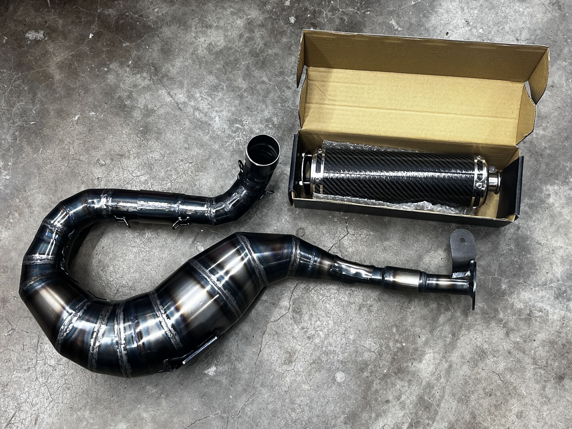 Sip Performance Racing Exhaust 2.0, made by Jim Lomas; as it was when new