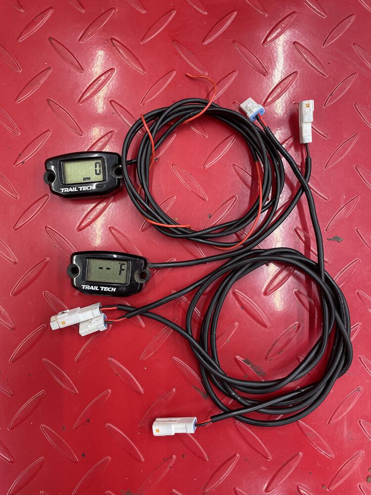 Trail Tech Temp gauge w/ 10mm ring sensor, and Tachometer