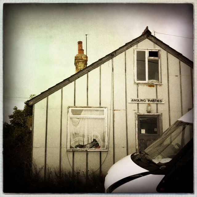 not Derek Jarman's house. this was a derelict house not far from the train station