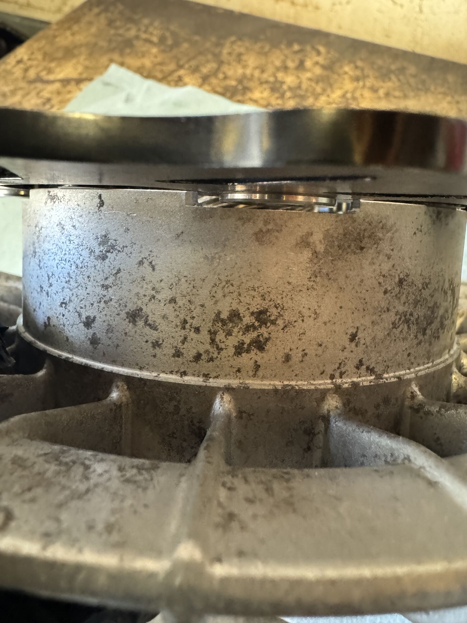 This is why it has to be machined- to allow movement of the floating rivet.