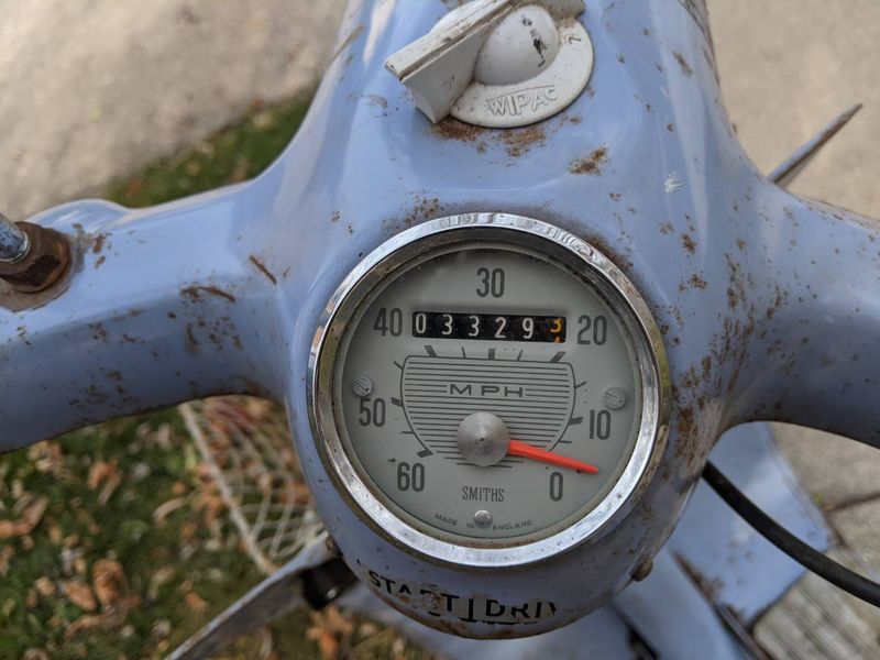 weird - backwards speedometer.
