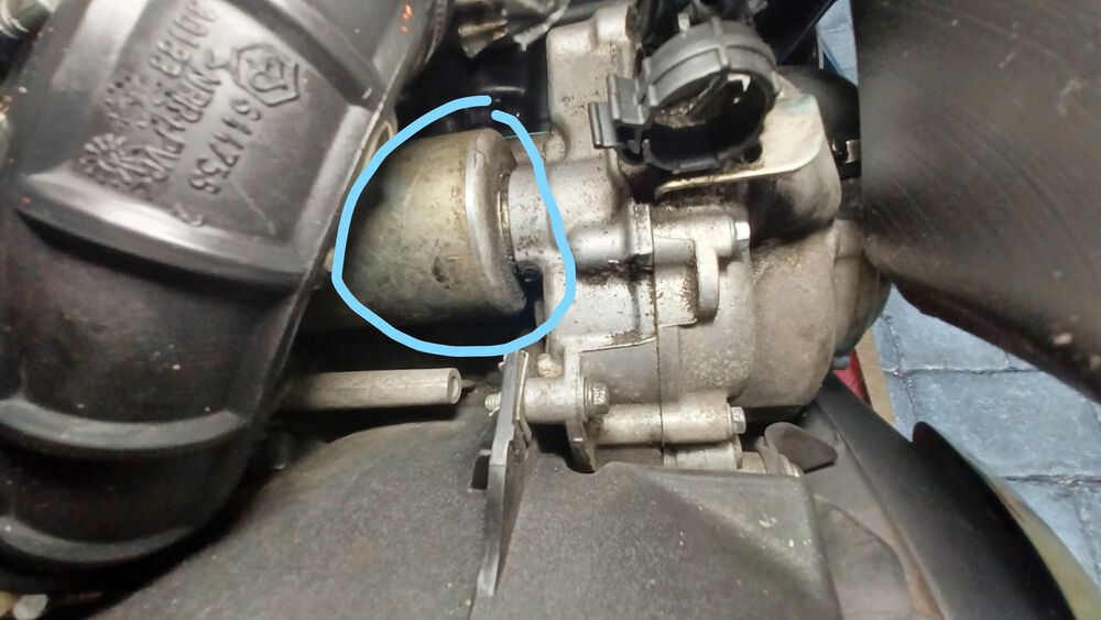 right side starter, pic taken from a level view