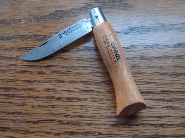 My EDC is either my No 5, or No. 8 Opinel folder