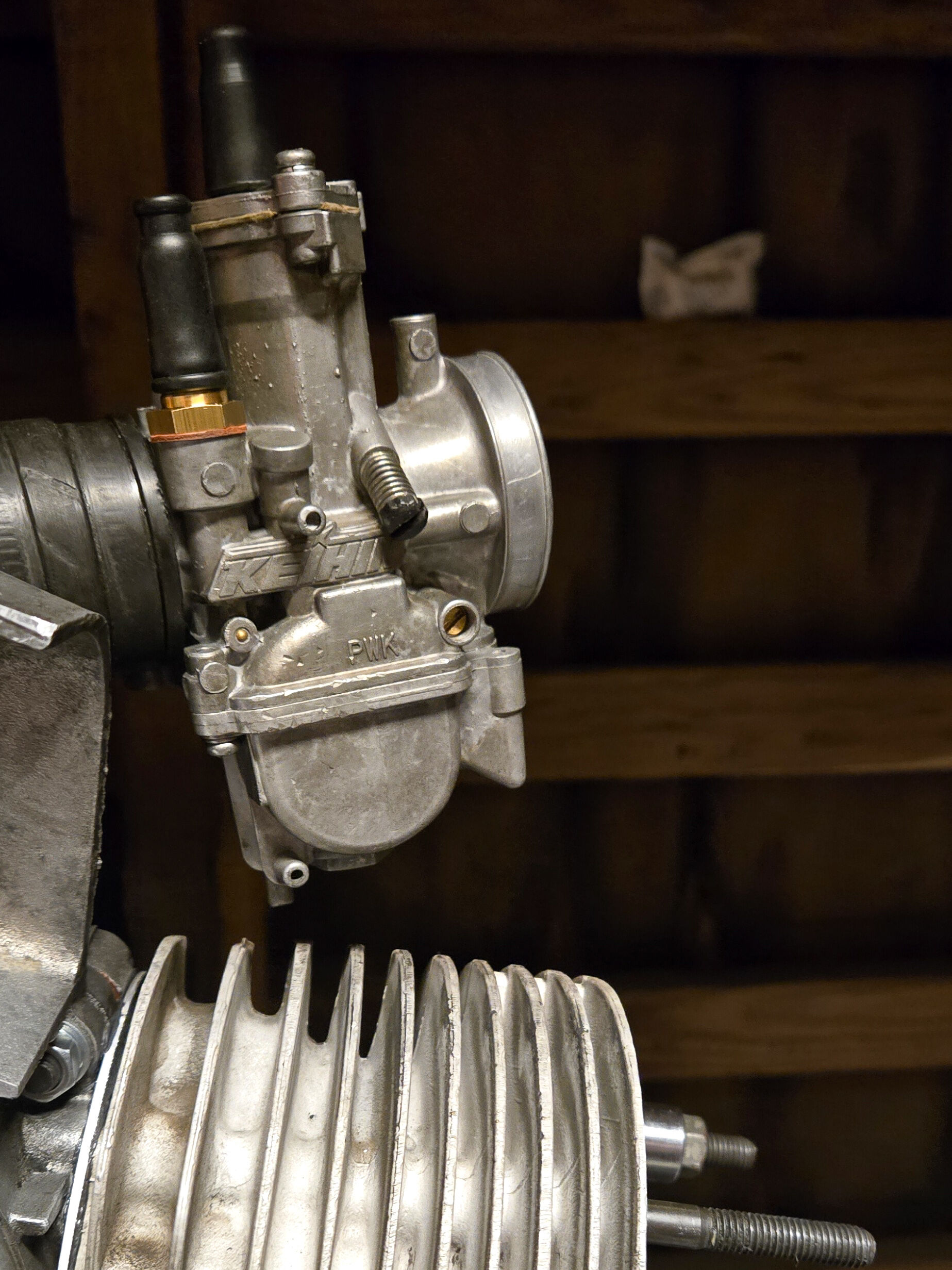 There's more clearance than evident in the photo due to the curvature of the cylinder.