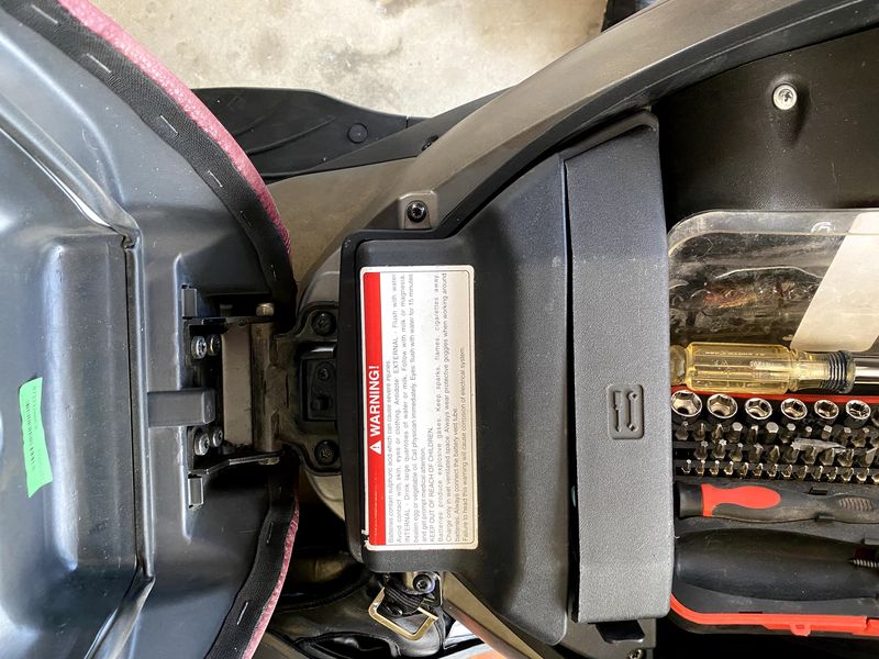Two Screws near battery compartment