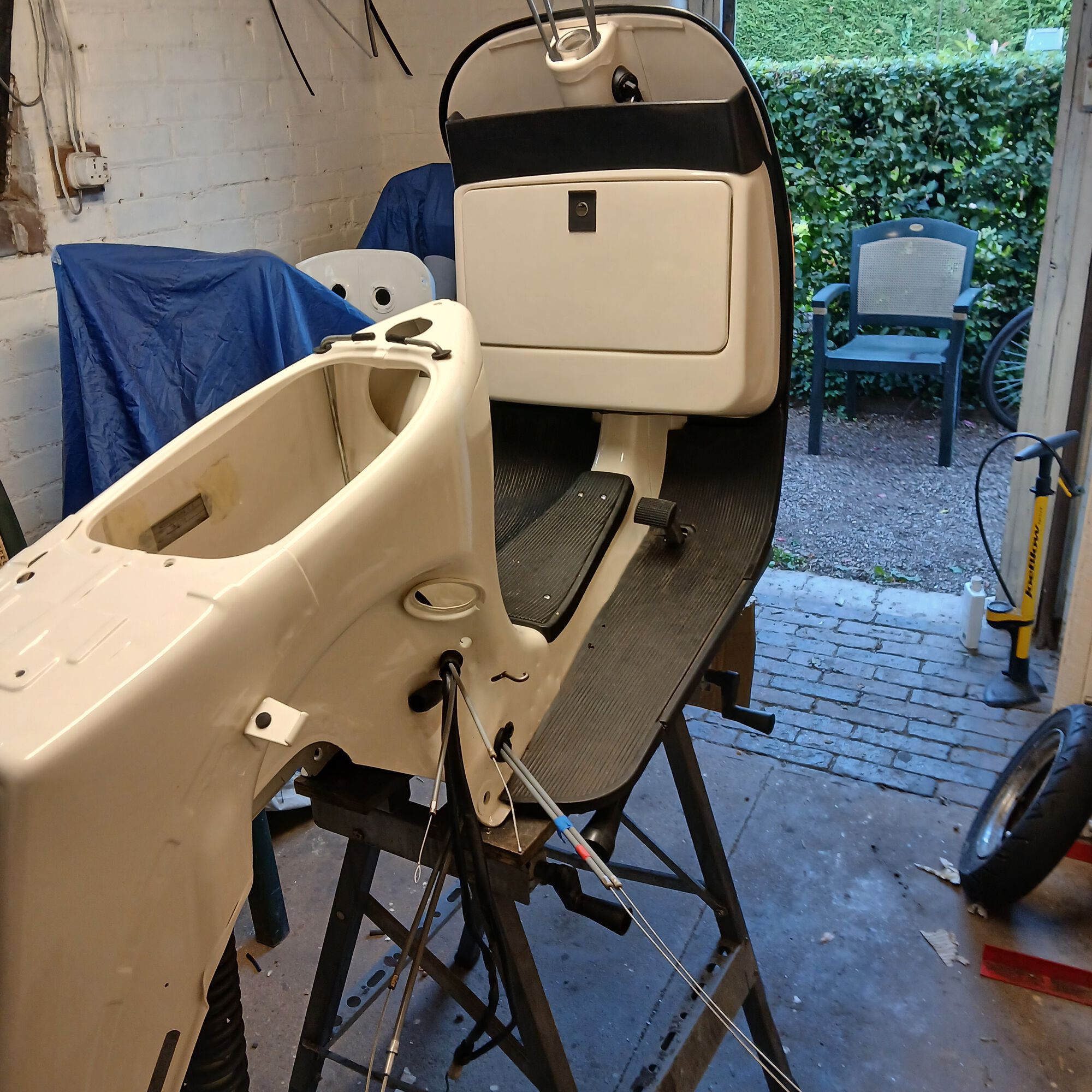 Rubber goodies and brake returned - with stand