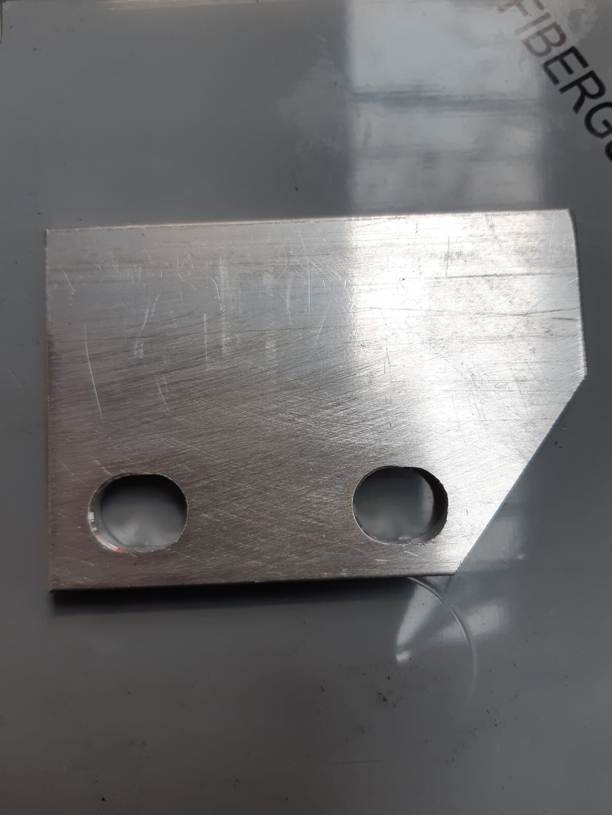 Plate ready to attach