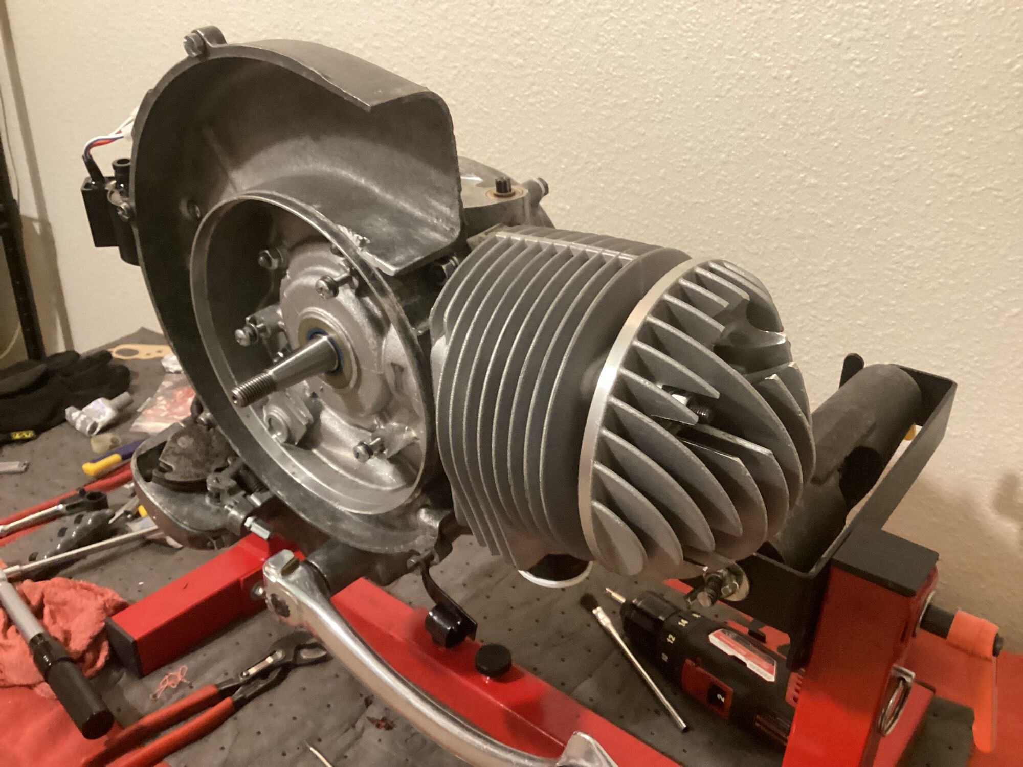 Almost ready to pressure test