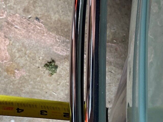 1 and 1/2 Inches, would do it.