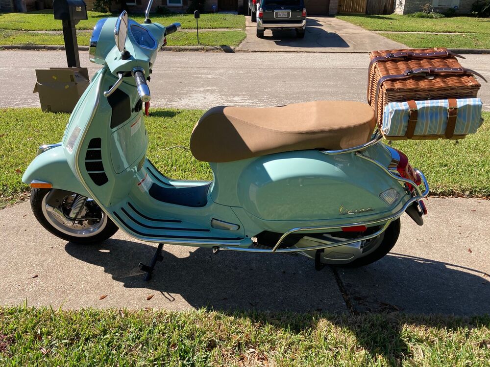 Side of the scooter: