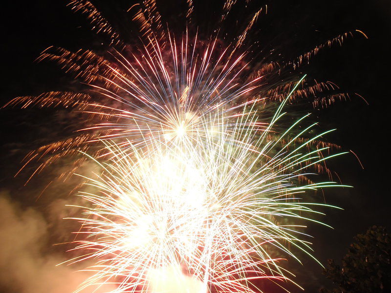 Fireworks at Riverwalk stadium