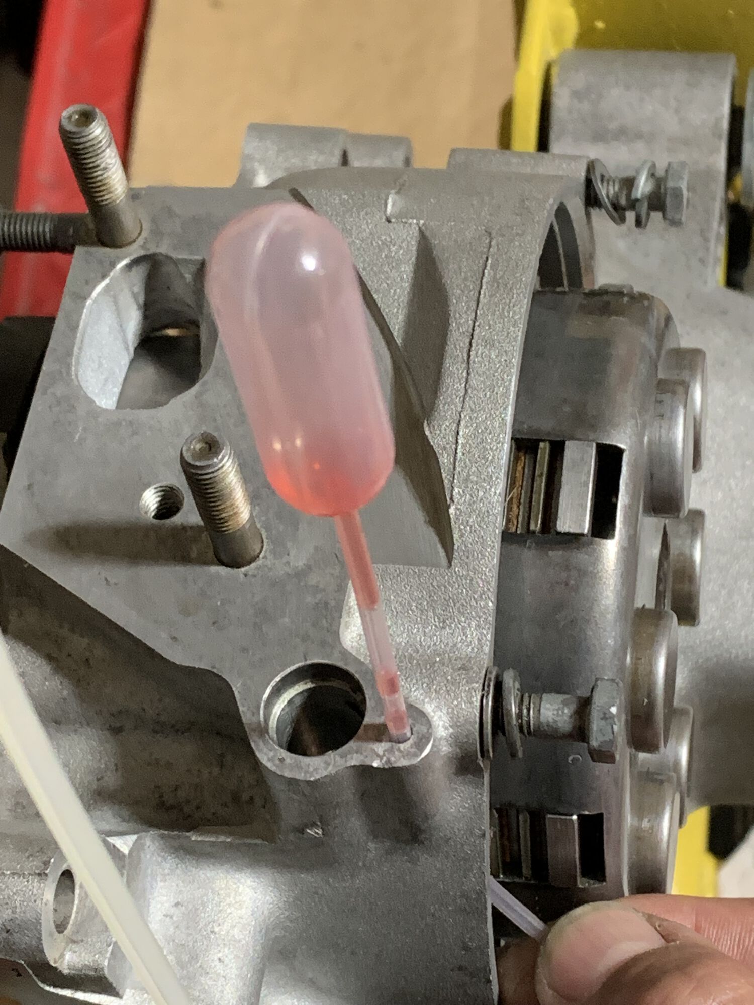 Oil return passage clear?