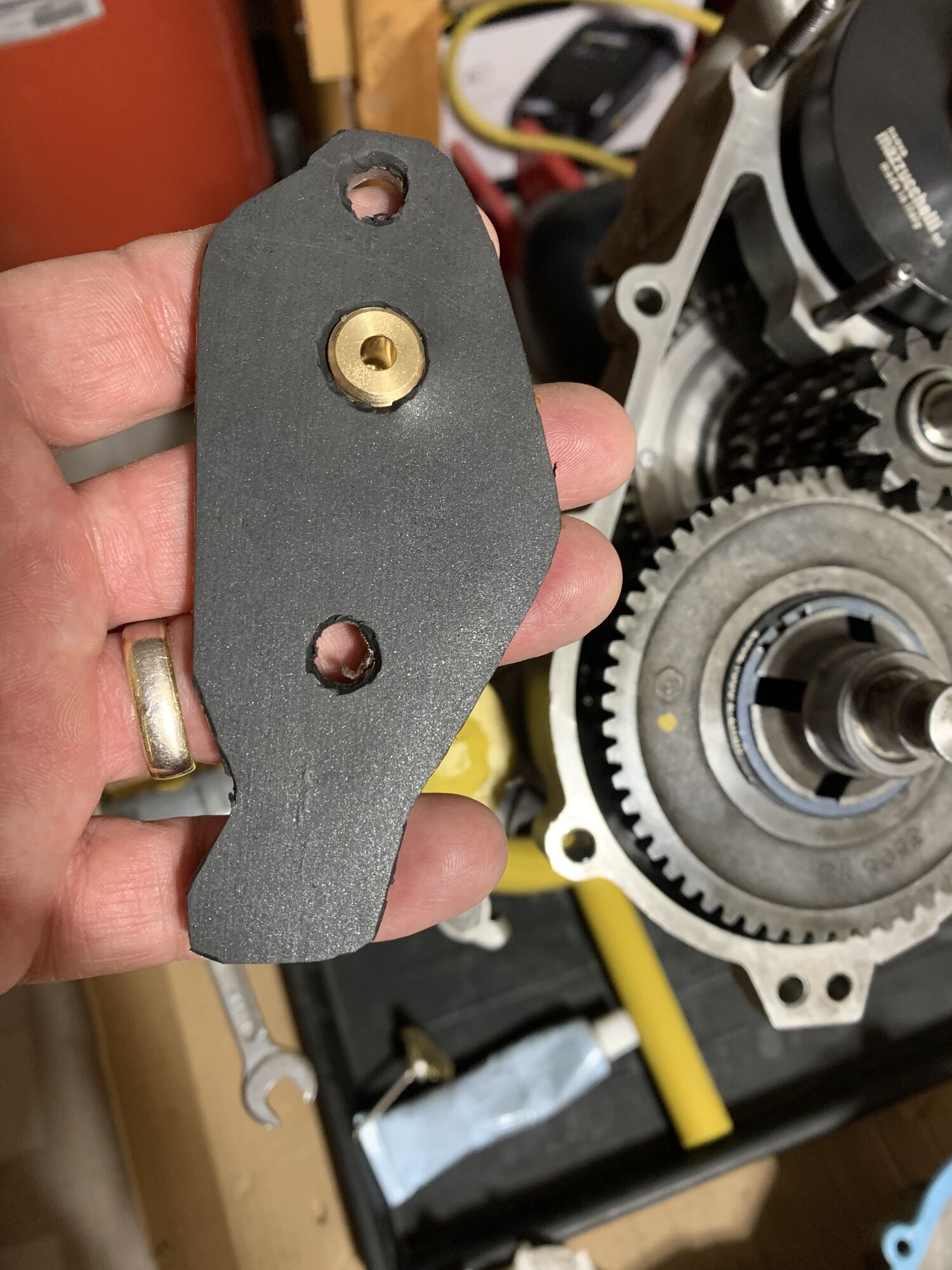 Intake block off plate