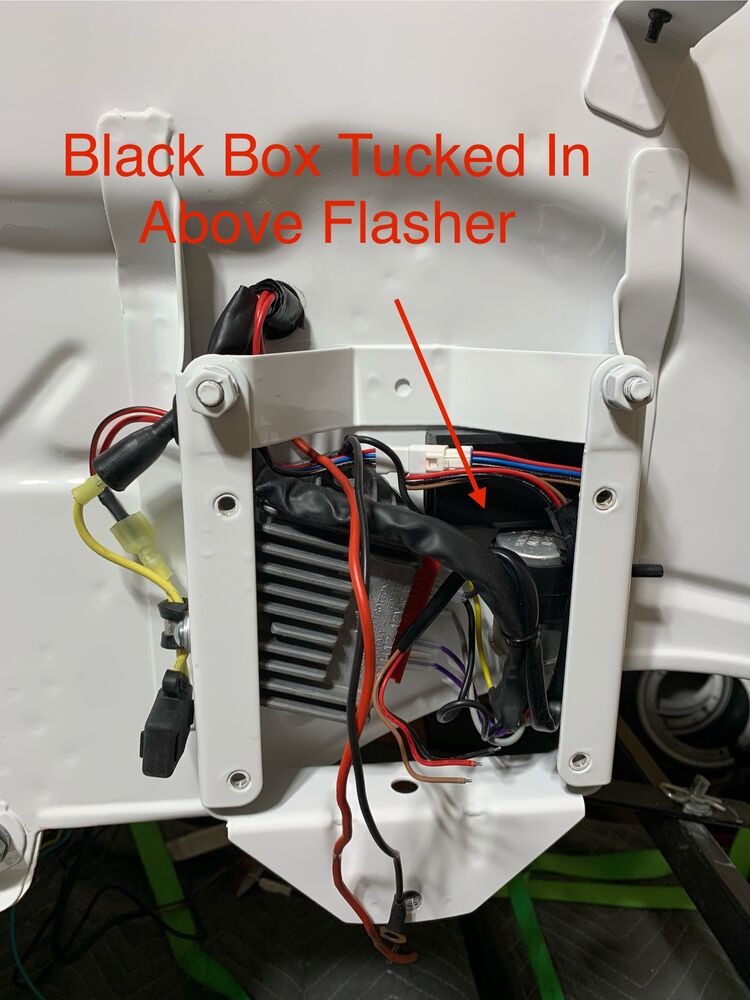 SIP Rev Counter 2.0 Black Box mounting location