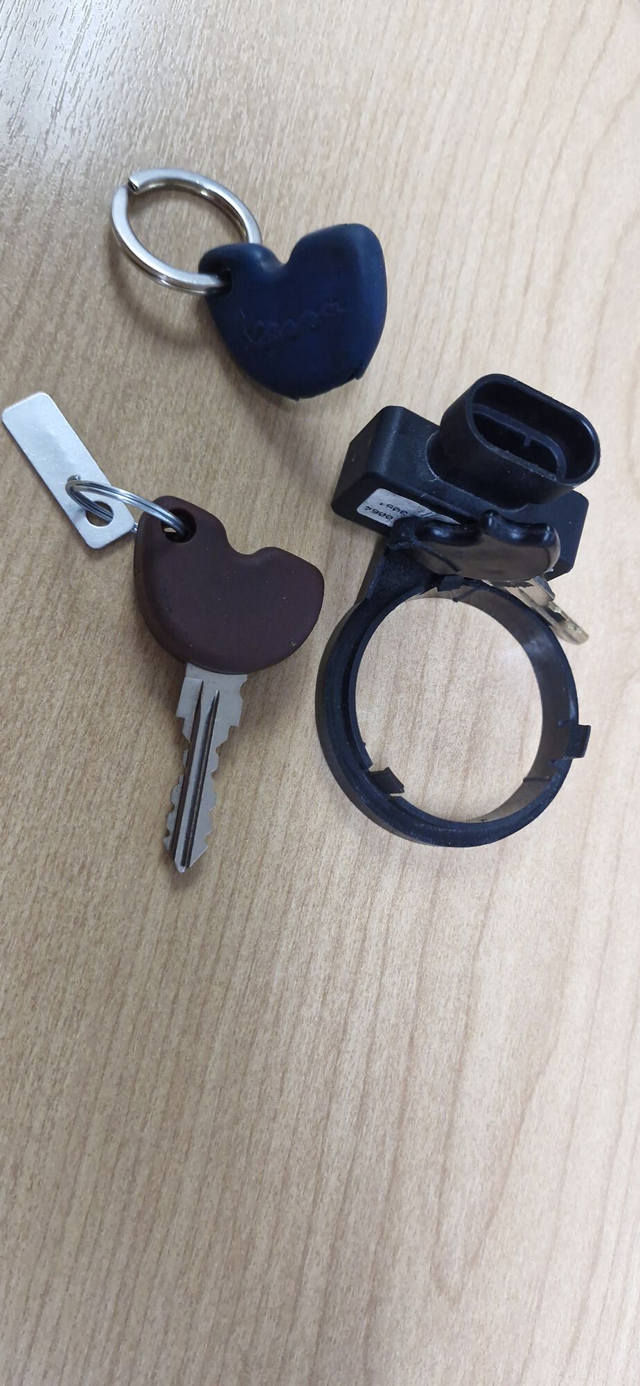 Old key is in the position where it is recognized every time