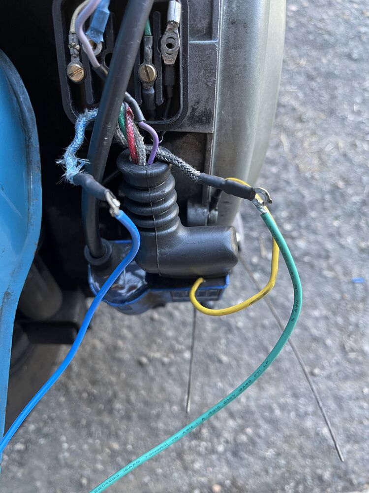 Modern Vespa stator plate AC output