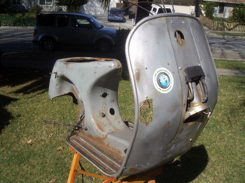 Modern Vespa : updated - Help assessing the damage *frame shots!*