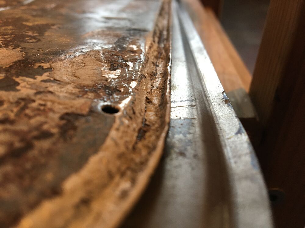 It's very shallow, and the original ends at a 90 degree angle.