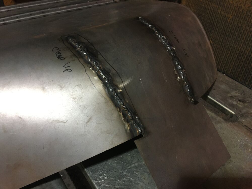 Got the argon/co2 mix. It welds so much better. I closed up these seams in one pass.