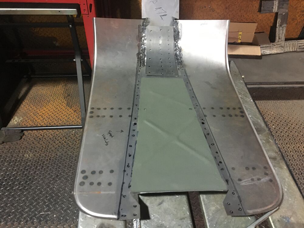 One fabricated reinforcement plate, that is not included with the floorboard.
