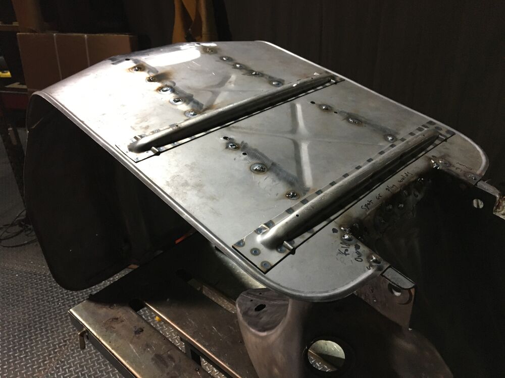 Made it this far and ran out of welding gas.