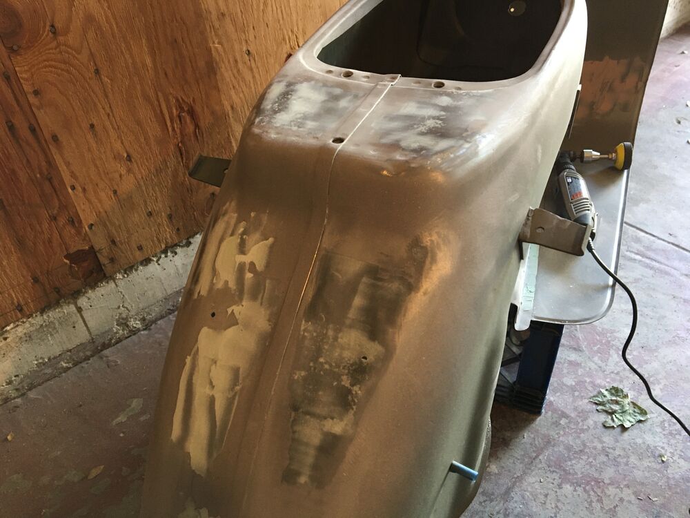 The glaze coat is quite nice. it perfectly fills the rust pitting, which is not very deep.