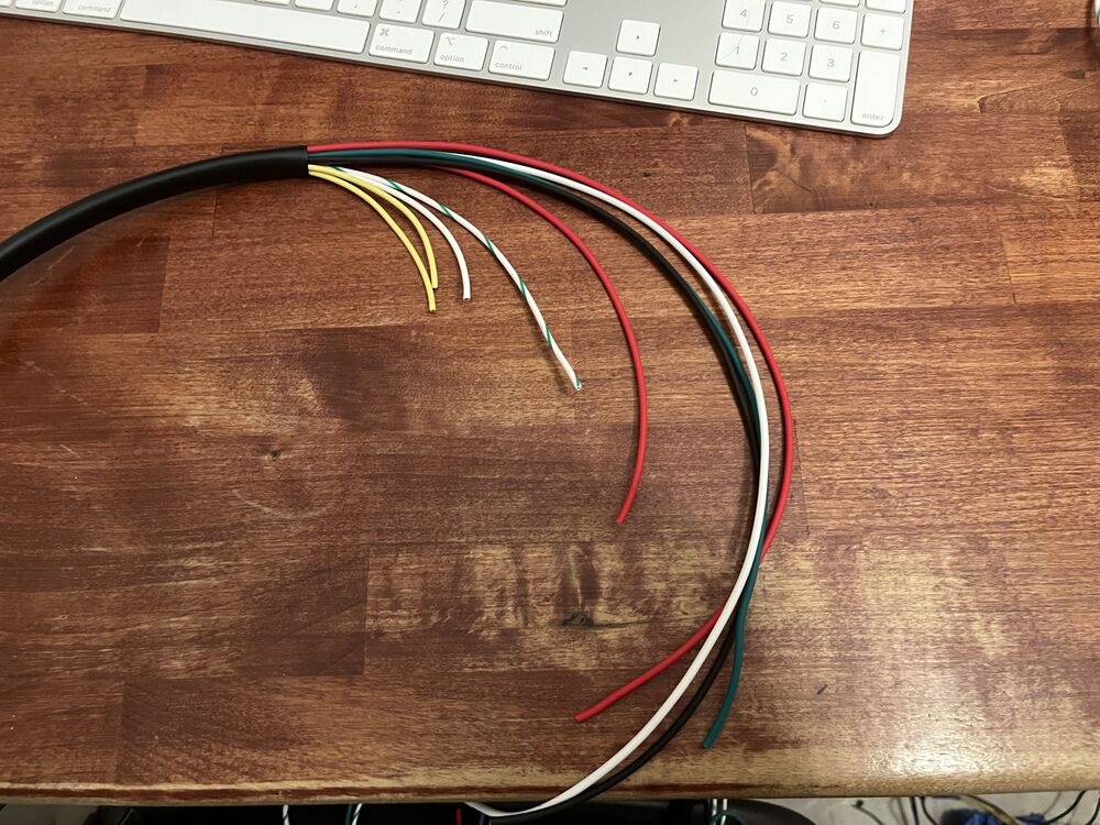 Got all the wires going to the battery side.