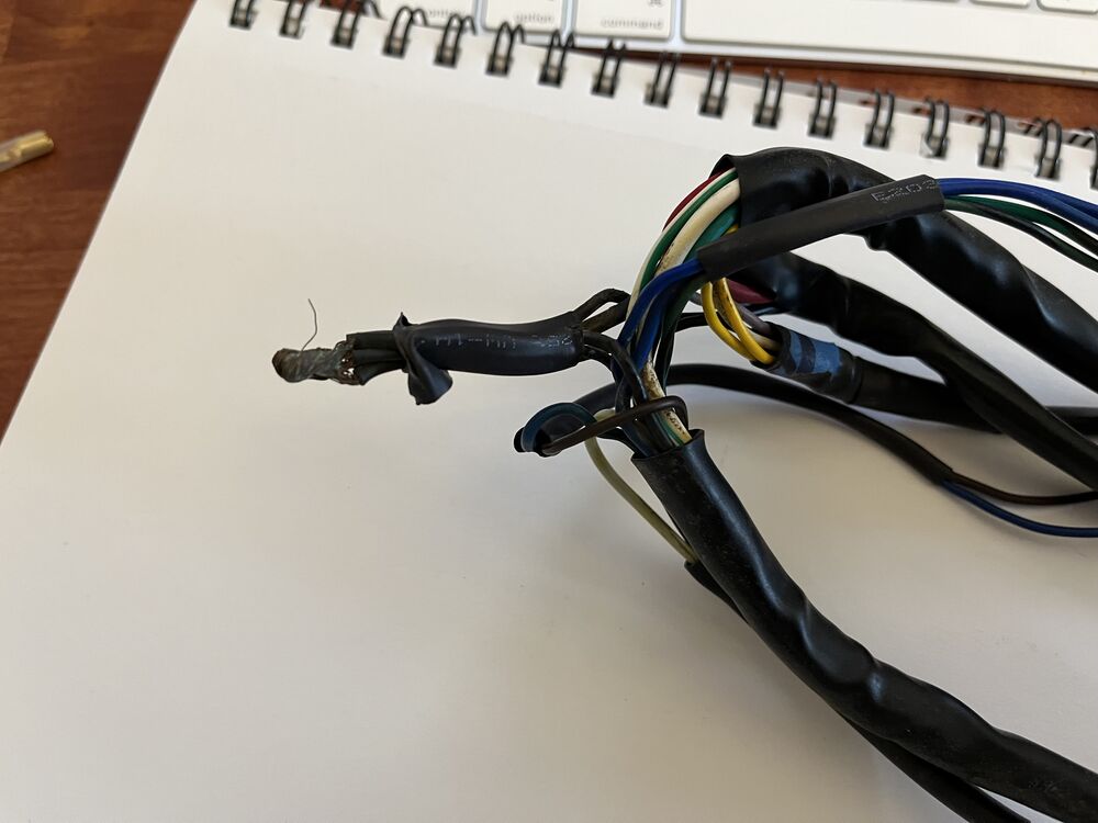 On the old harness, all the ground wires connect to each other, and the connection is bare.

Does this connect to the frame? It would be below the plastic lid that covers the bridge