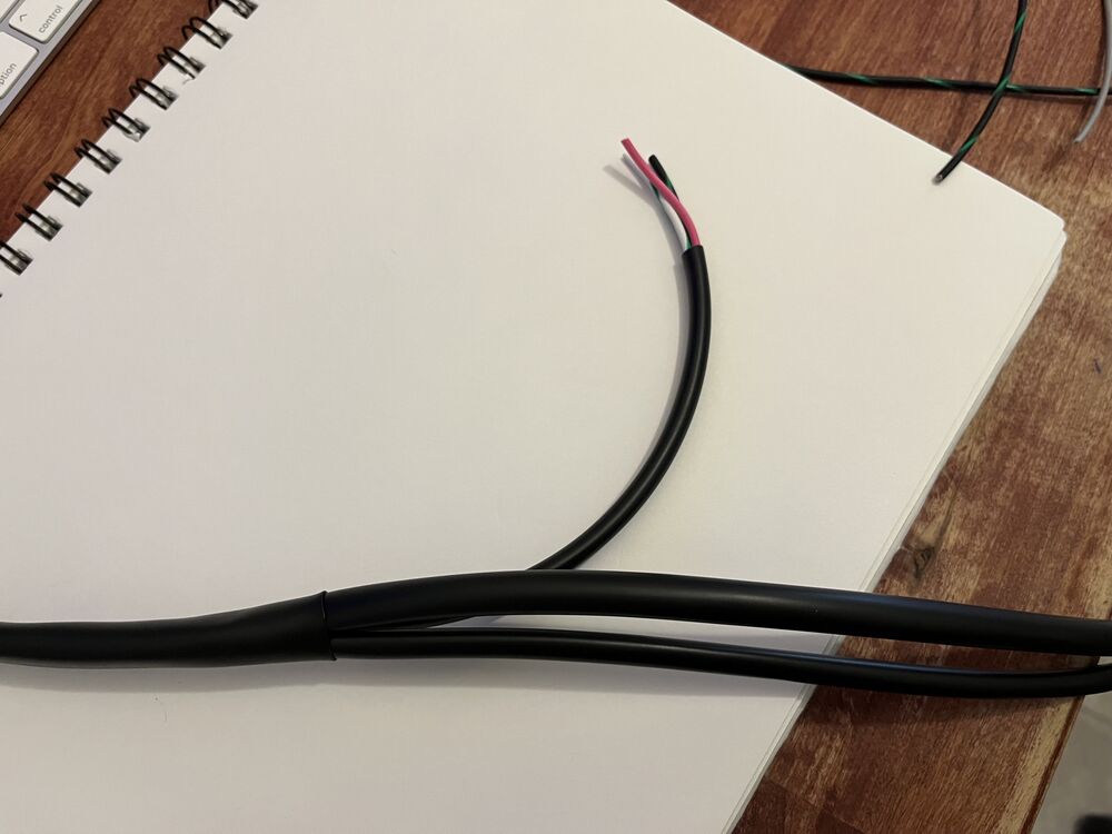 The joins are so nice. I am not sure whether to tape or heat shrink. This one seems like one short piece of heat shrink should work.