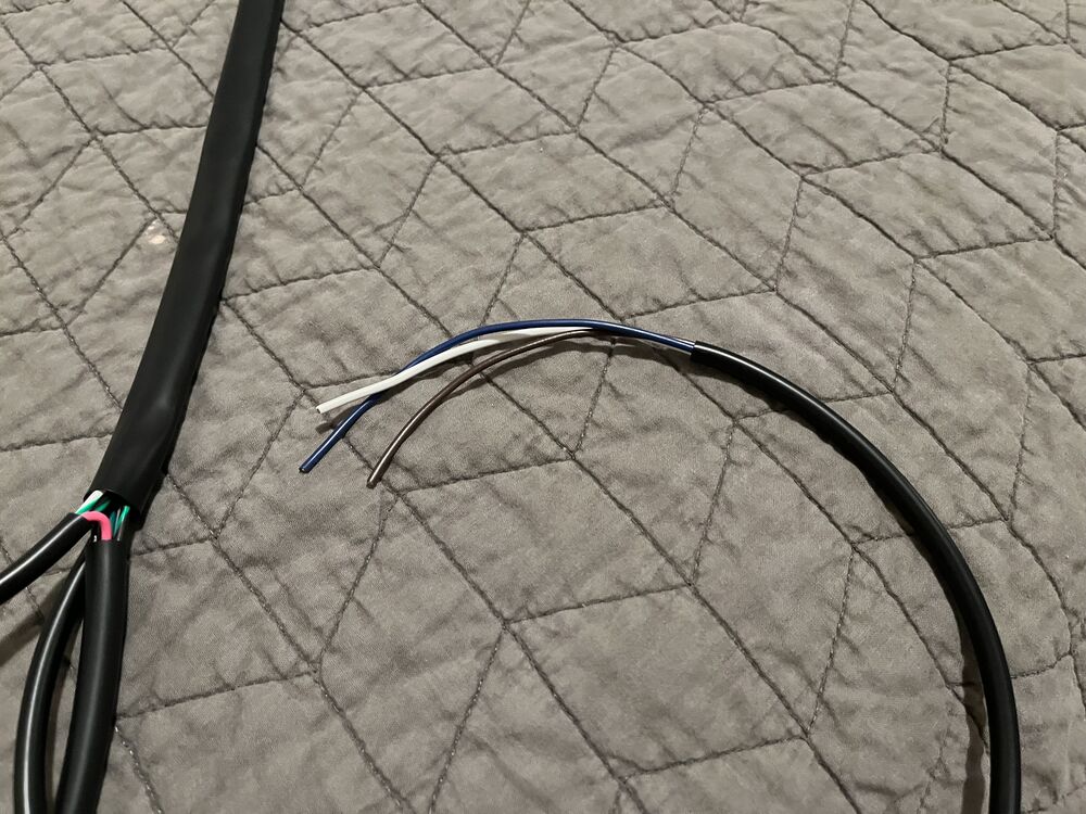 Turn signal wires.