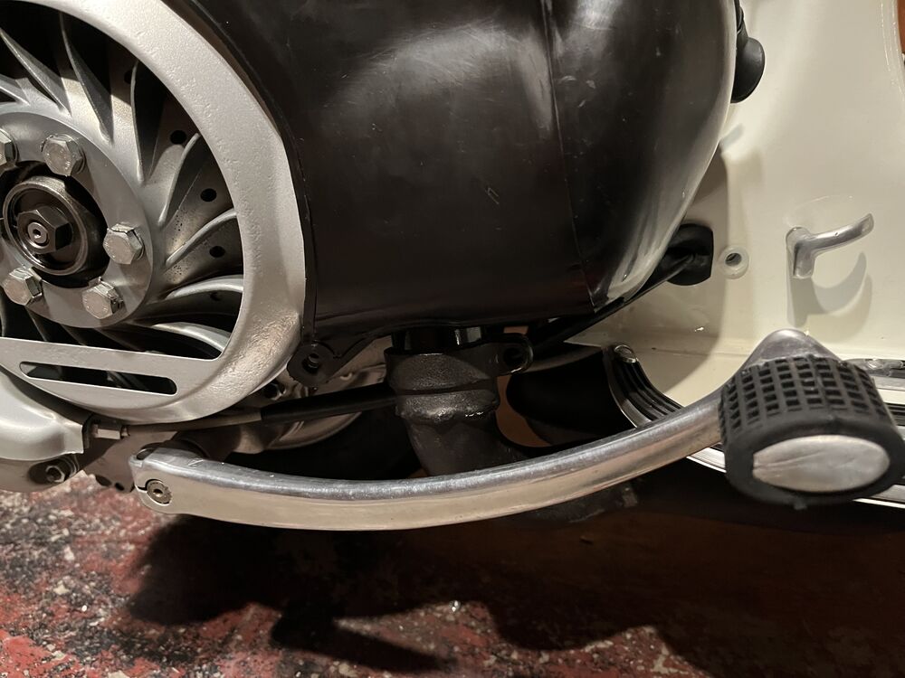 Seems to be in the right place. The bolt to the engine case is in the right spot. Just doesn't go to the top.