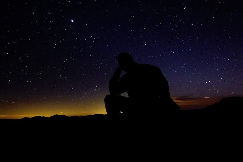 Monitor Pass, watching the light fade to night.