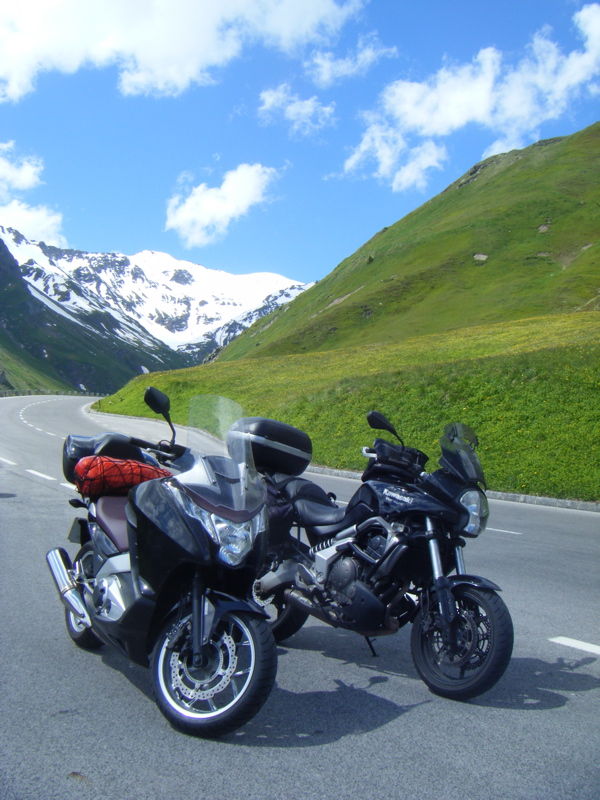 Chocolate box view on the way down