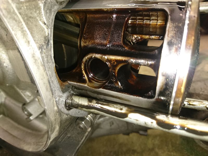 Been burning gear oil for a while