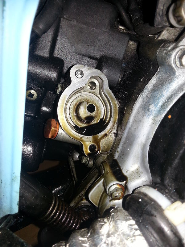 Photo of the stuck screw