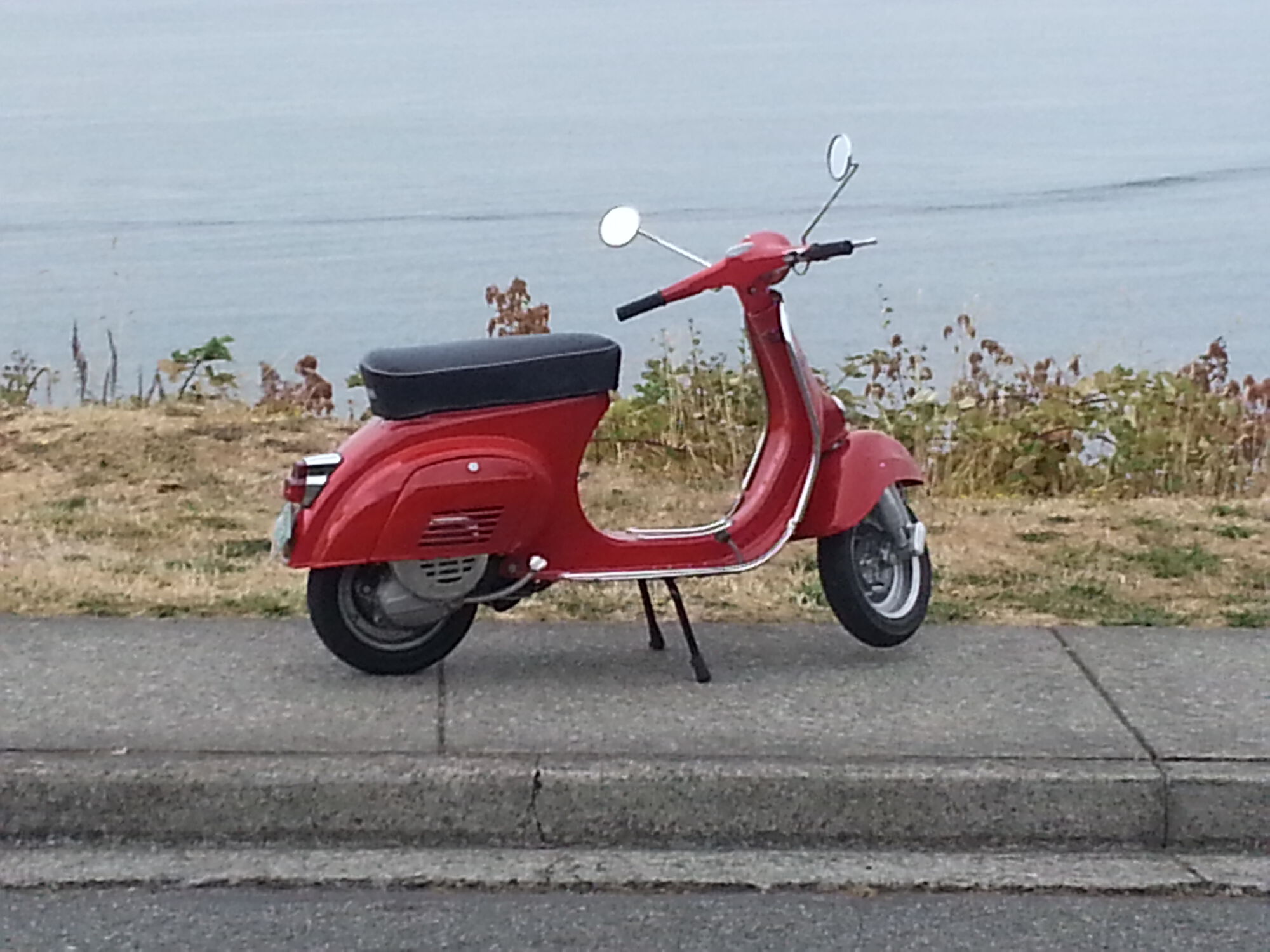 Same scoot, with fresh restoration (2016) delivered to my sister. Still in the family after 52 years!