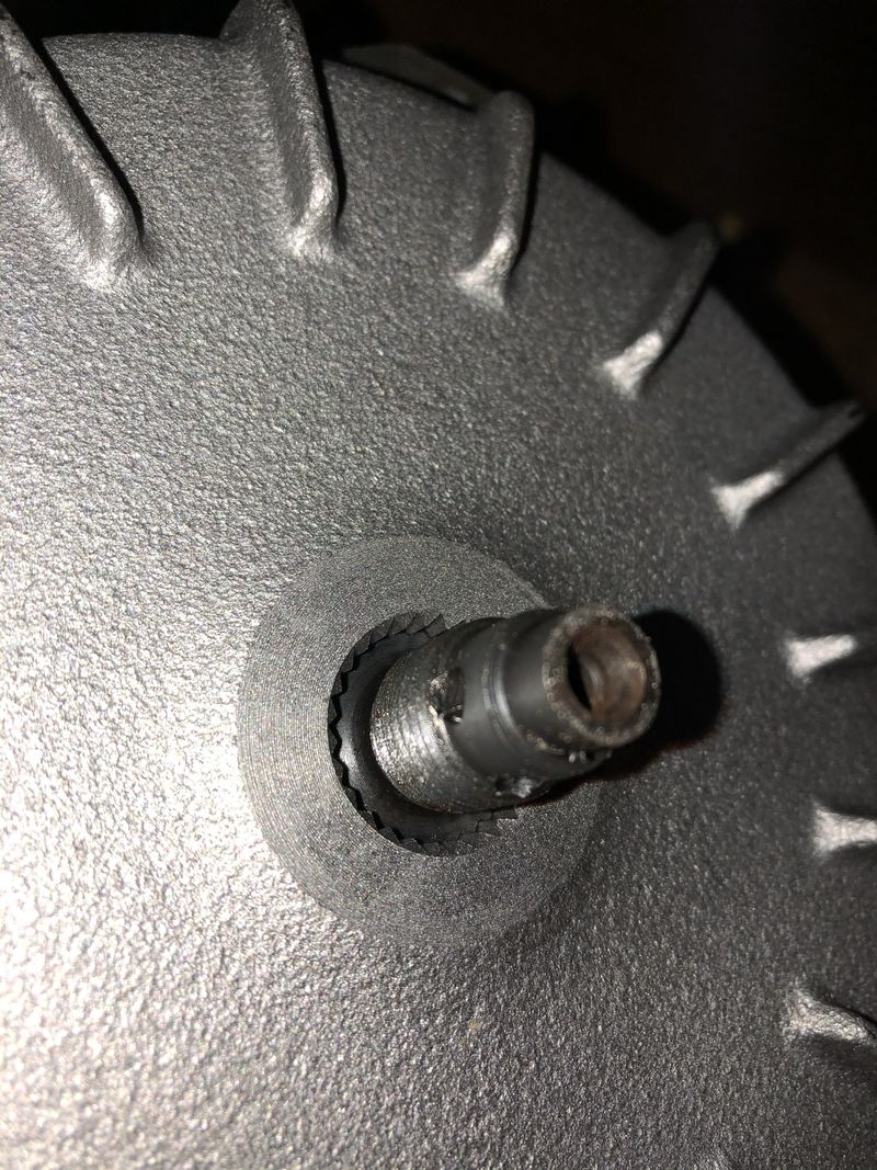 Spline end/hub face gap brand new parts
