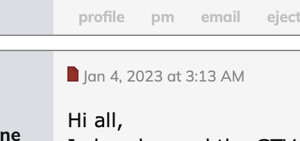 Desktop unread post cue