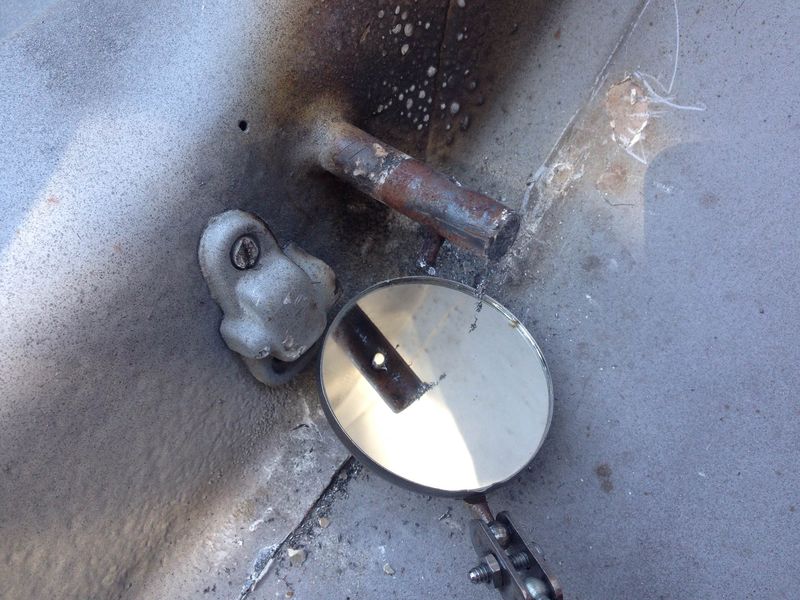 drilled all the way through, but still holding in there!