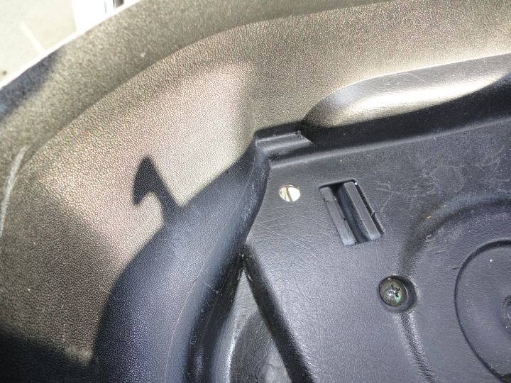 The hole for the connector, made with supplied 11/32 drill (nice touch Admore).