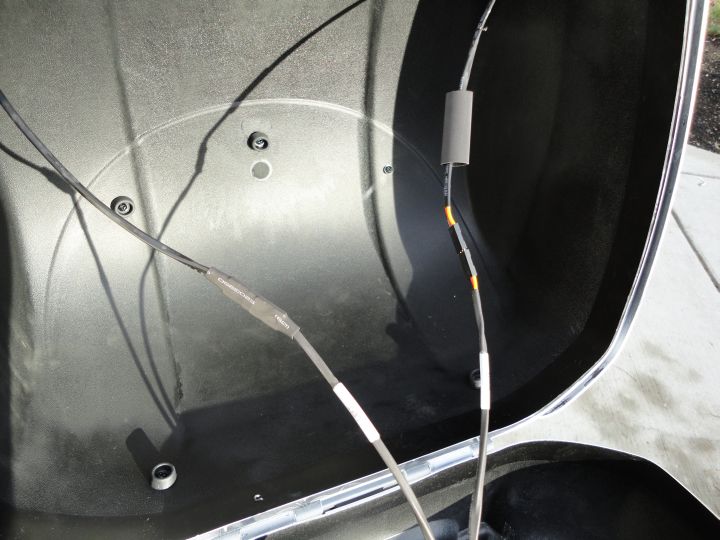 Fit the case socket, connect up the arrays, hold together with heat-shrink.