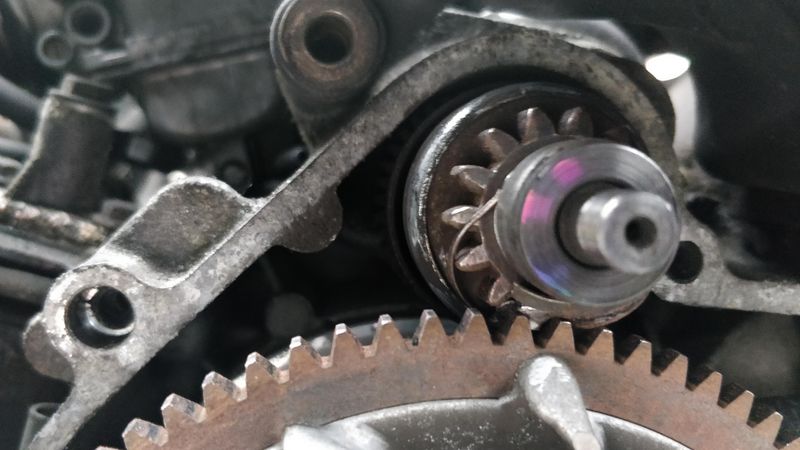 Bendix jammed - starter segment