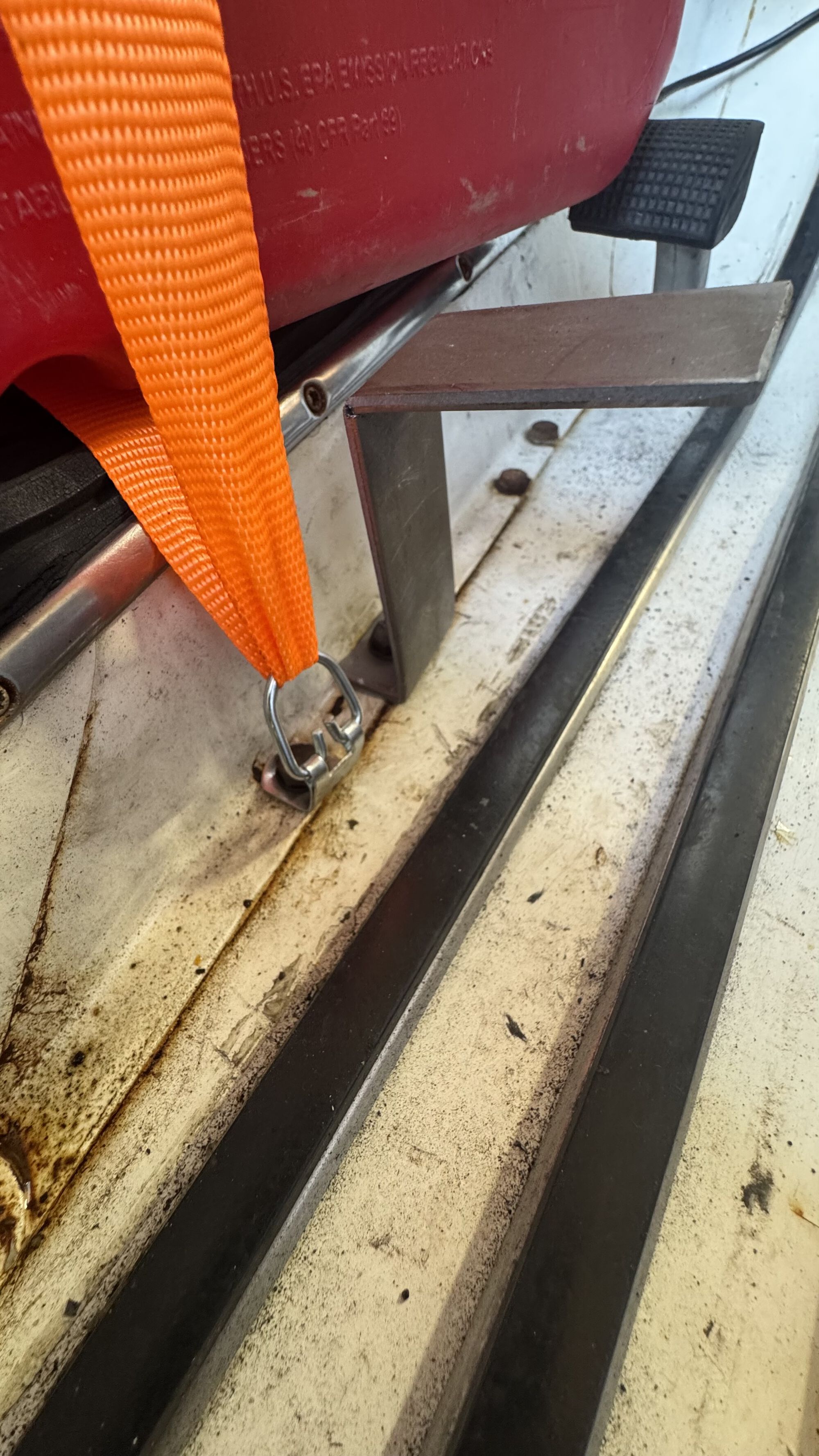 Installed with the D-rings…